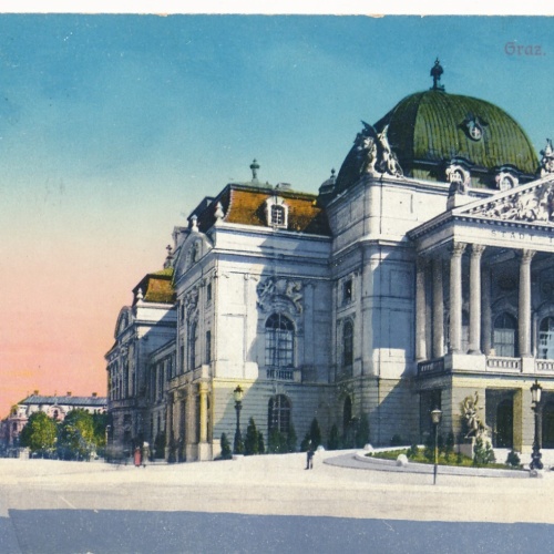 AK aus Graz Opernhaus Steiermark Ansichtskarte (13711)