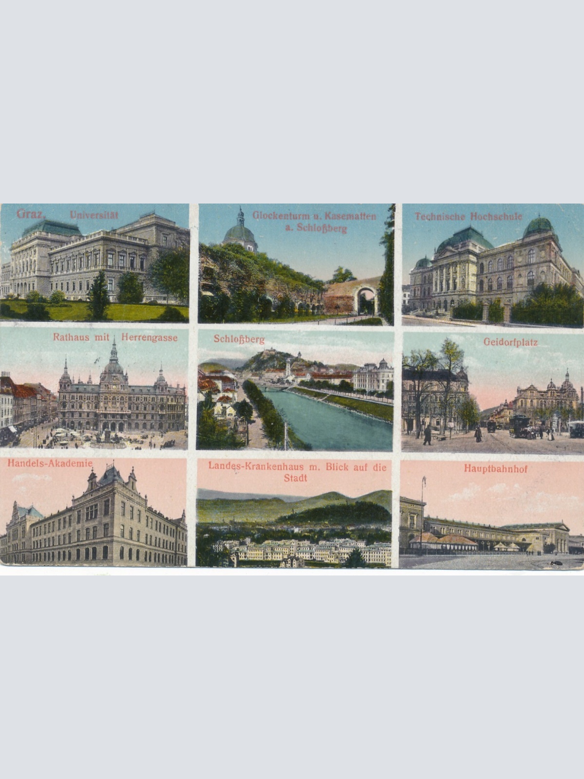 AK aus Graz Mehrbildkarte Steiermark Ansichtskarte (13712)