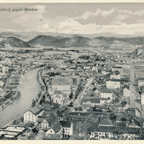 AK aus Graz vom Schloßberg gegen Norden Steiermark Ansichtskarte (13673)
