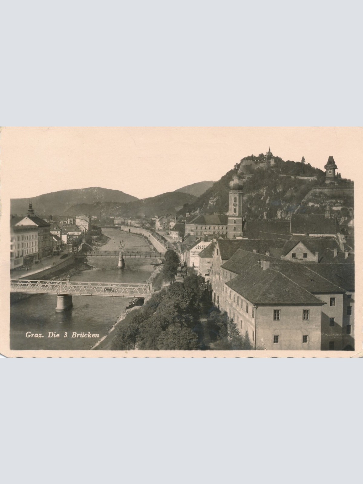 AK aus Graz die 3. Brücke Steiermark Ansichtskarte (13675)