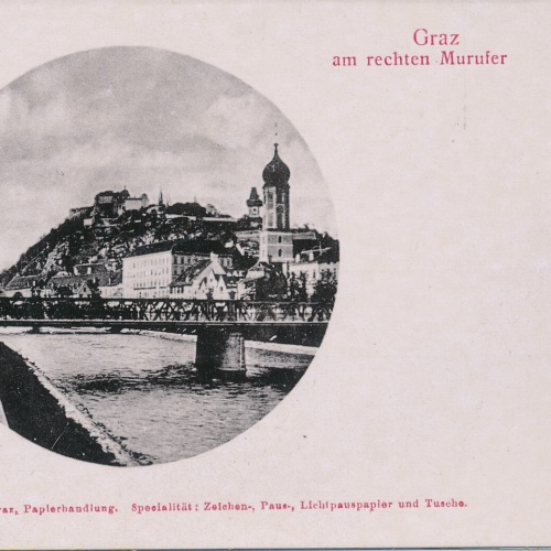 AK aus Graz am rechten Murufer Steiermark Ansichtskarte (13676)