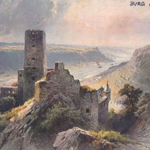 AK, Kaub, Rheinland-Pfalz, Ansichtskarte (S3772)