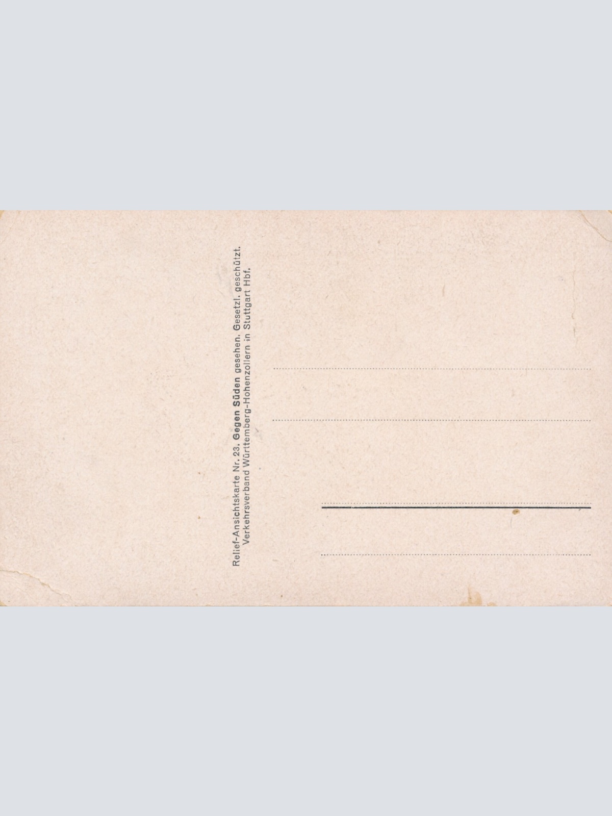 AK, Relief-AK Nr. 23, Baden-Württemberg, Ansichtskarte (S3773)