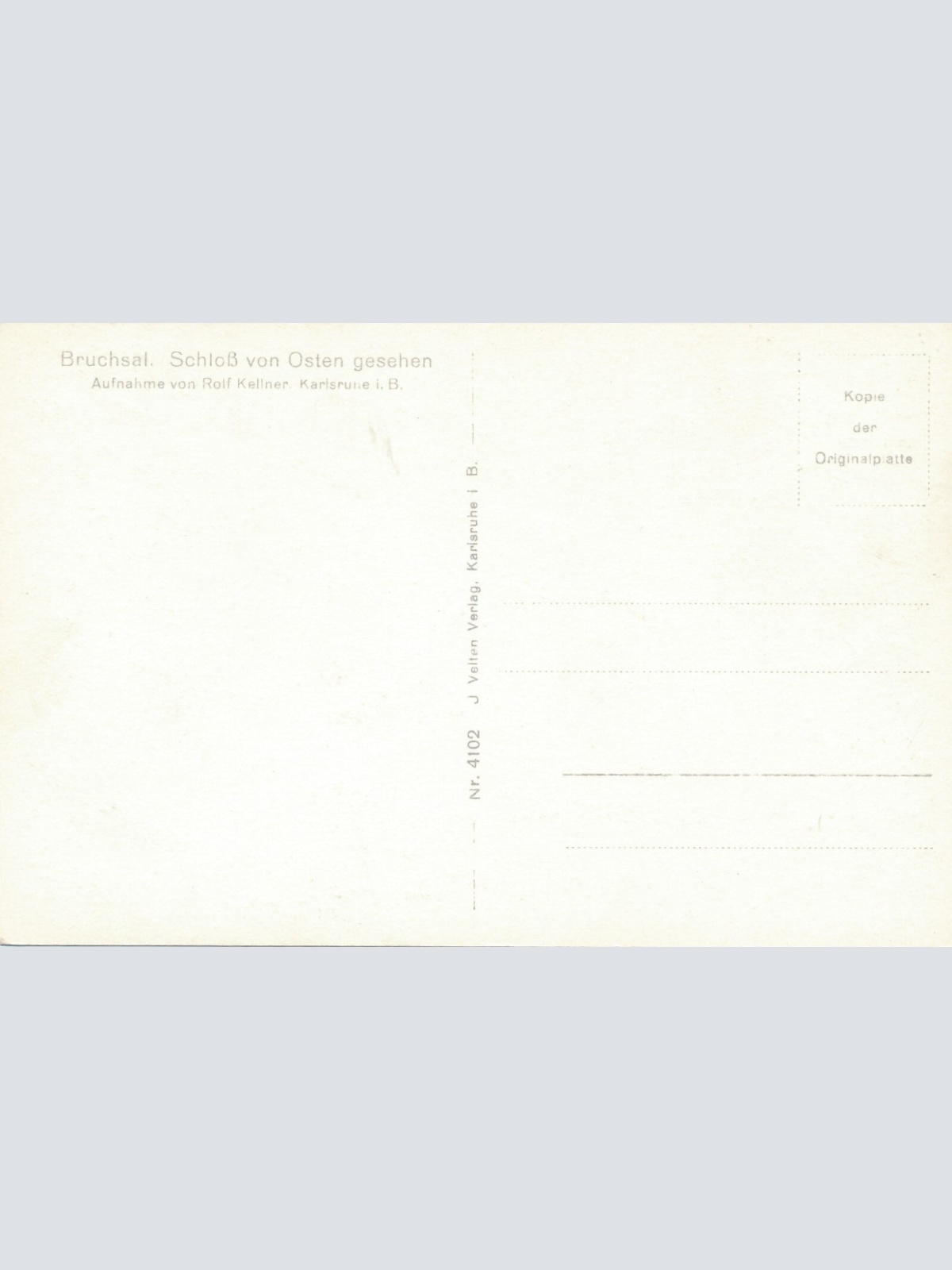 AK, Bruchsal, Baden-Württemberg, Ansichtskarte (S3782)