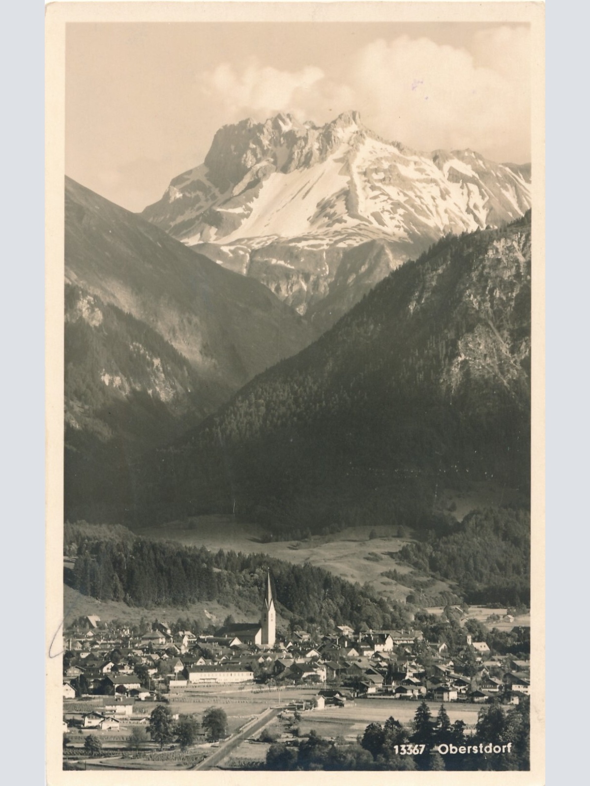 AK, Oberstdorf, Bayern, Ansichtskarte (S3800)