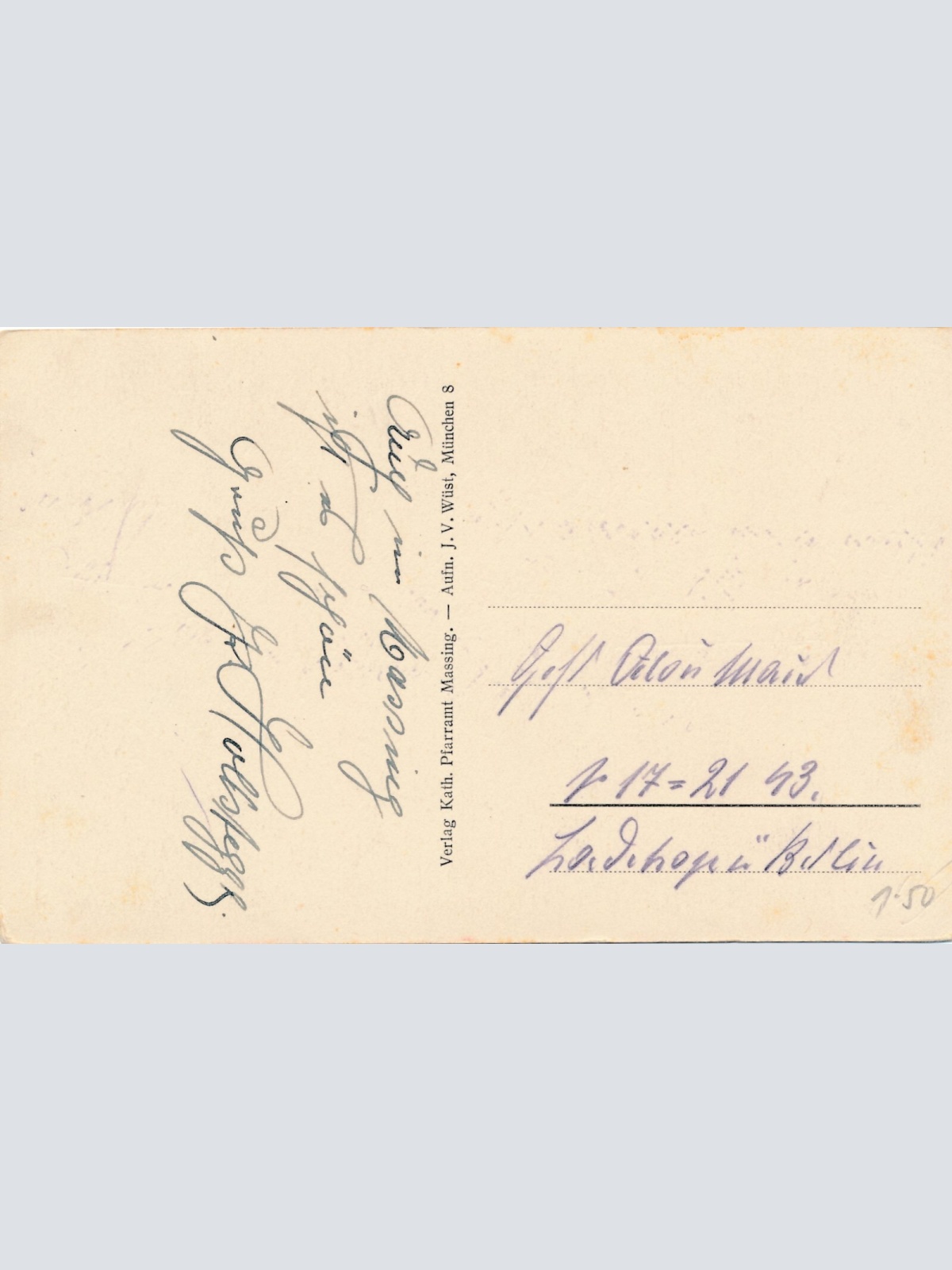 AK, Massing, Bayern, Ansichtskarte (S3805)