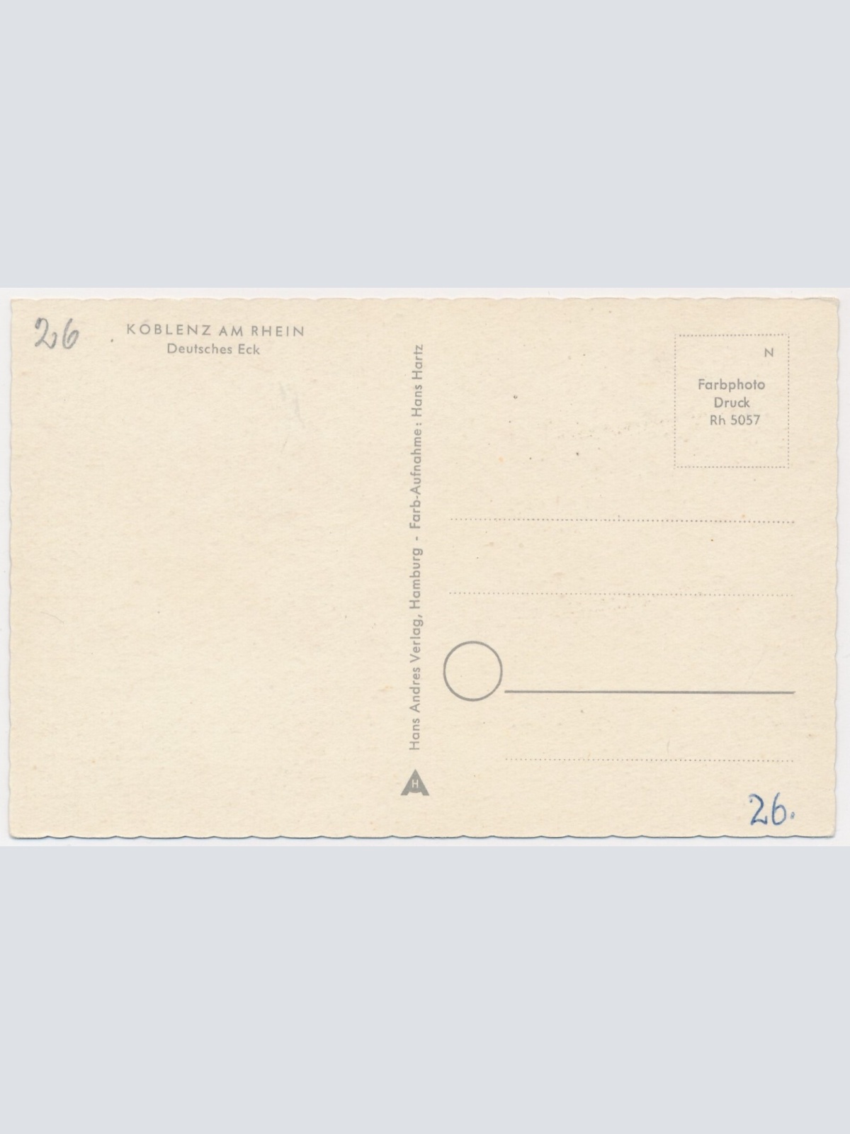 AK, Koblenz, Rheinland-Pfalz, Ansichtskarte (S3838)