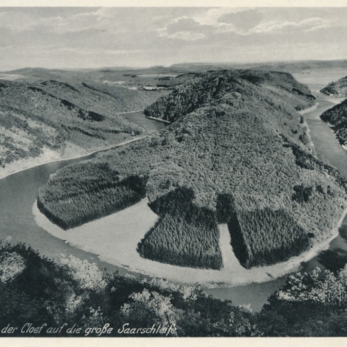 AK, Saarschleife, Saarland, Ansichtskarte (S3855)