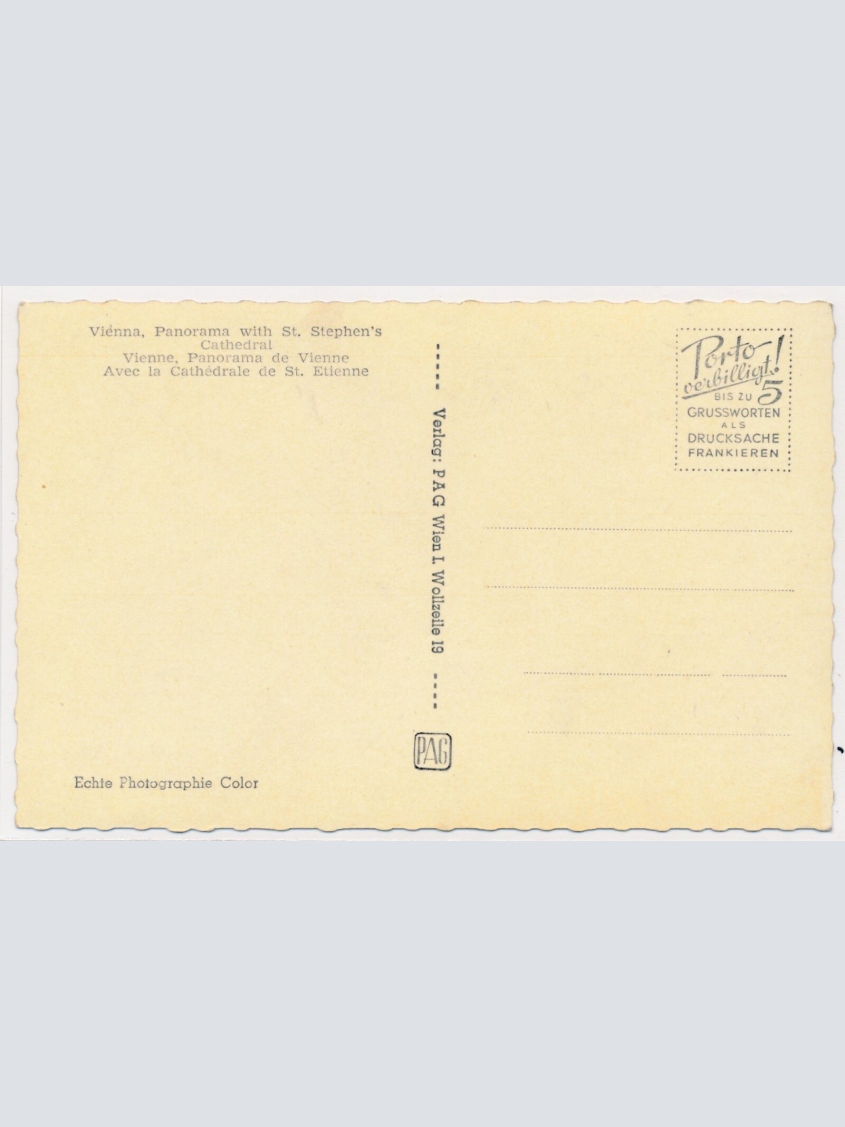 AK, Wien, Panorama, Ansichtskarte (S3888)