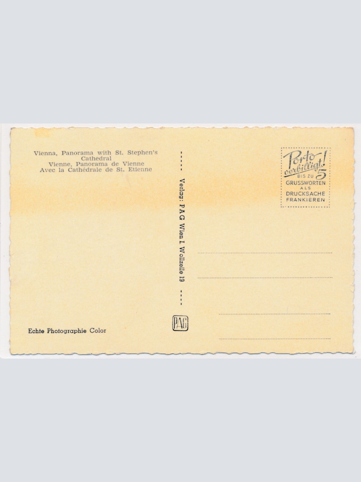 AK, Wien, Panorama, Ansichtskarte (S3890)