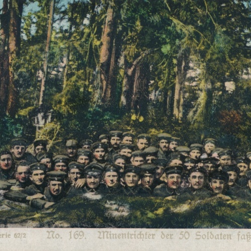 AK Minentrichter der 50 Soldaten Ansichtskarte (13791)