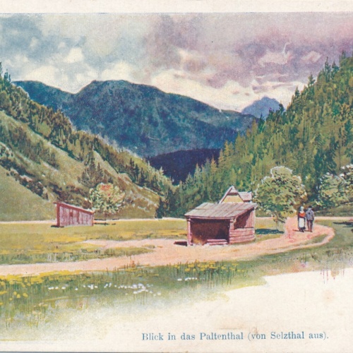 AK vom Paltenthal Steiermark Ansichtskarte (13807)
