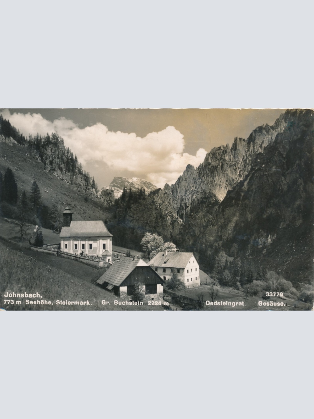 AK aus Johnsbach Steiermark Ansichtskarte (13819)