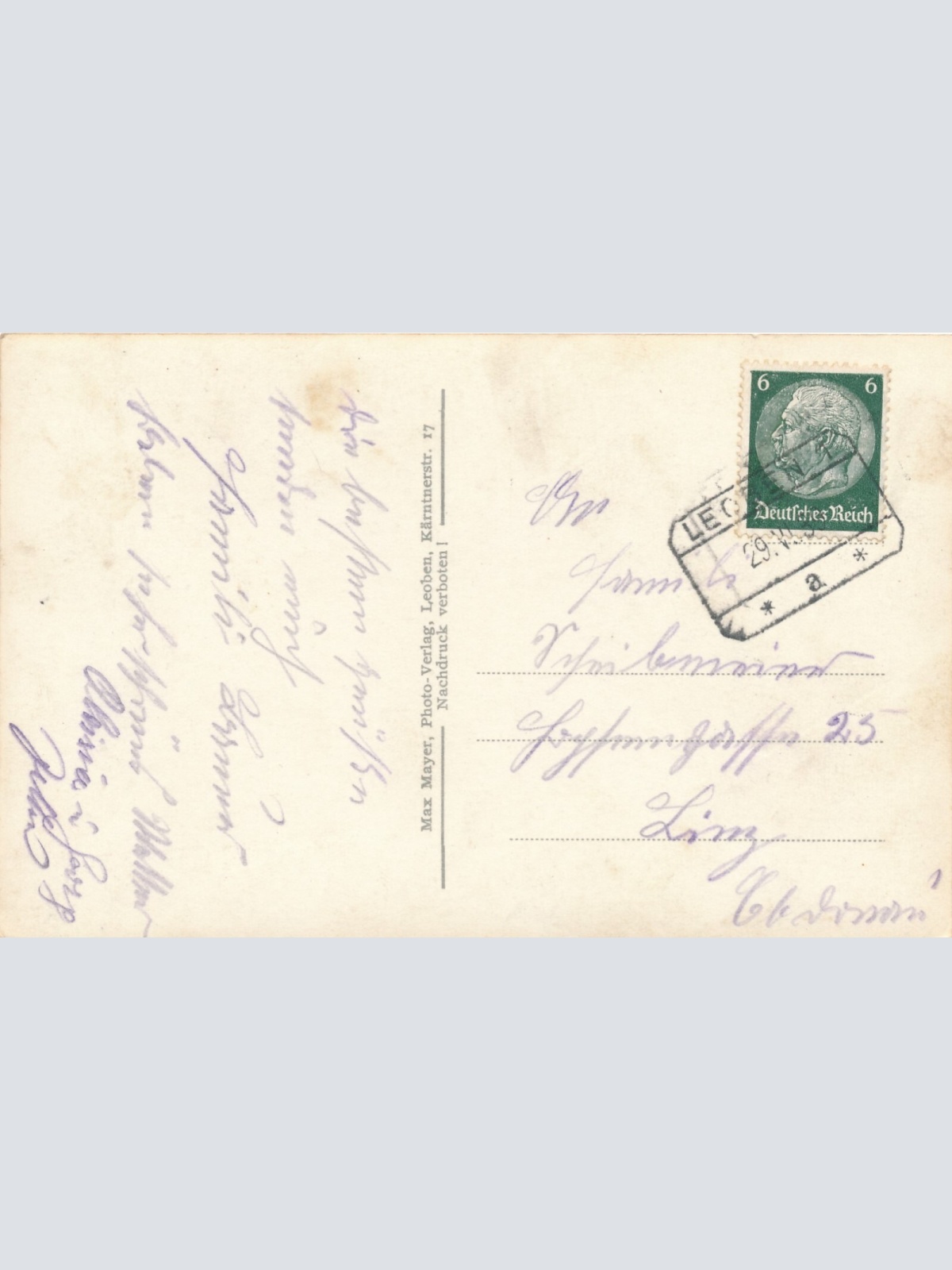 AK aus Leoben Steiermark Ansichtskarte (13833)