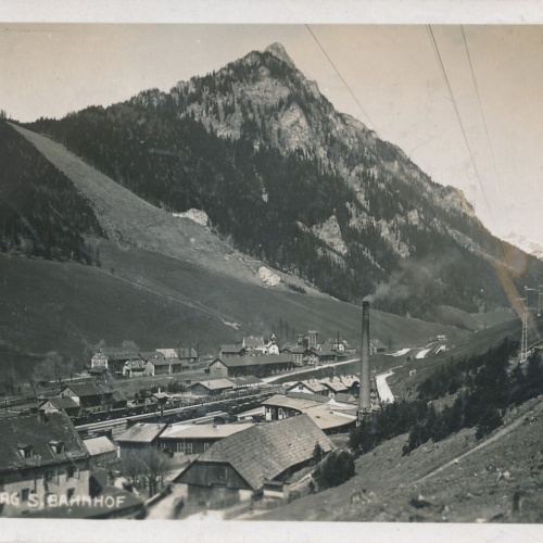 AK aus Vordermberg mit Bahnhof Steiermark Ansichtskarte (13834)