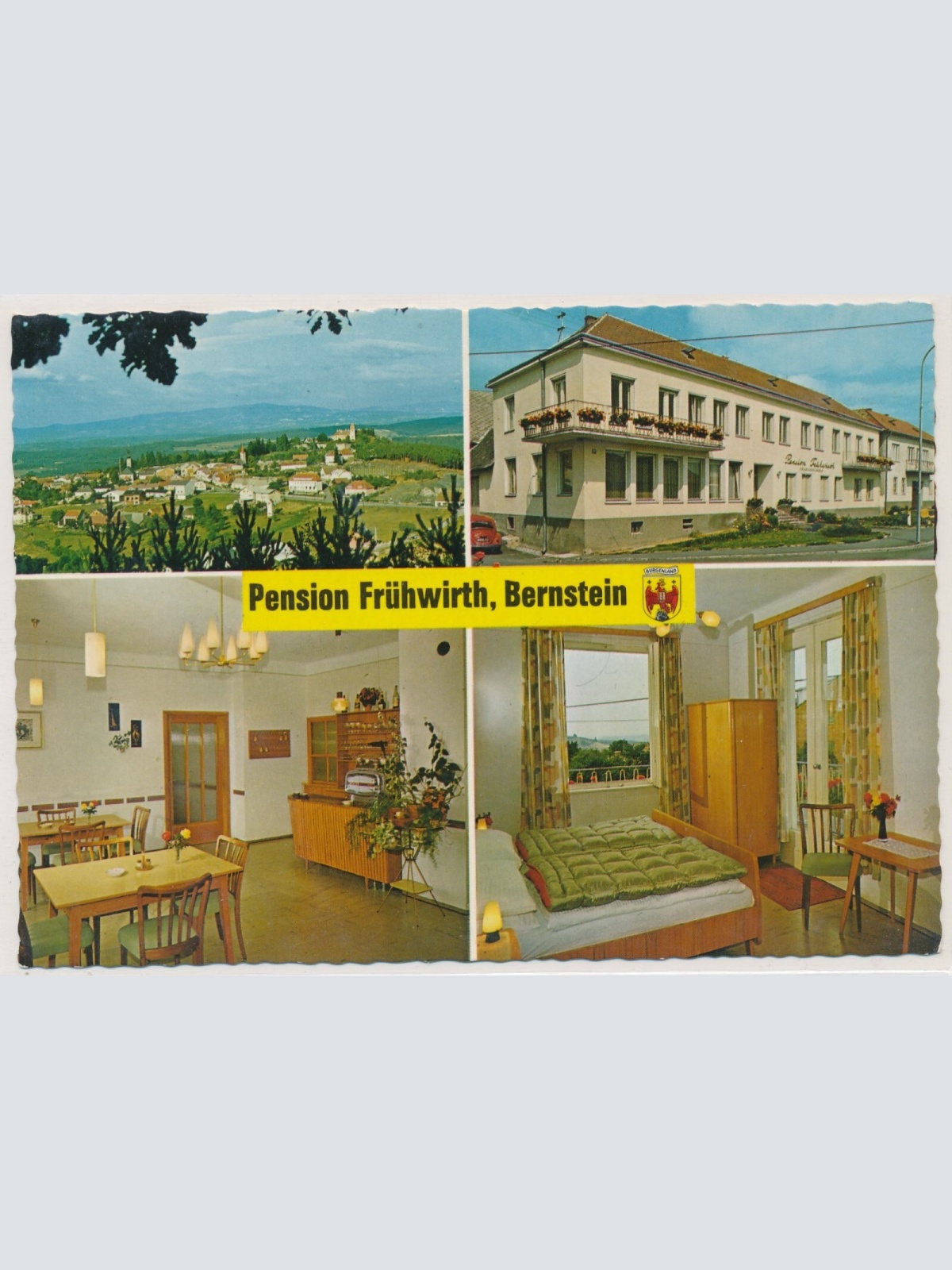 AK, Pension Frühwirth, Bernstein, Burgenland, Ansichtskarte (S3913)