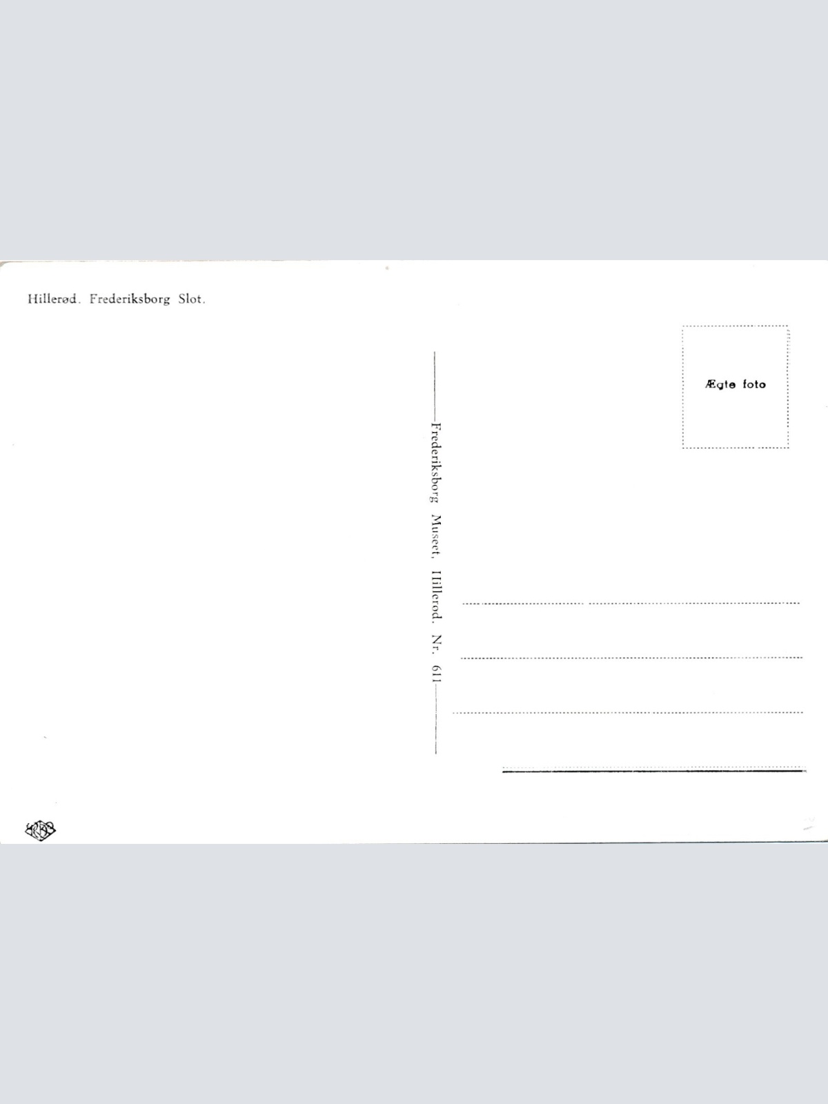 AK, Hillerød, Dänemark, Ansichtskarte (S3925)