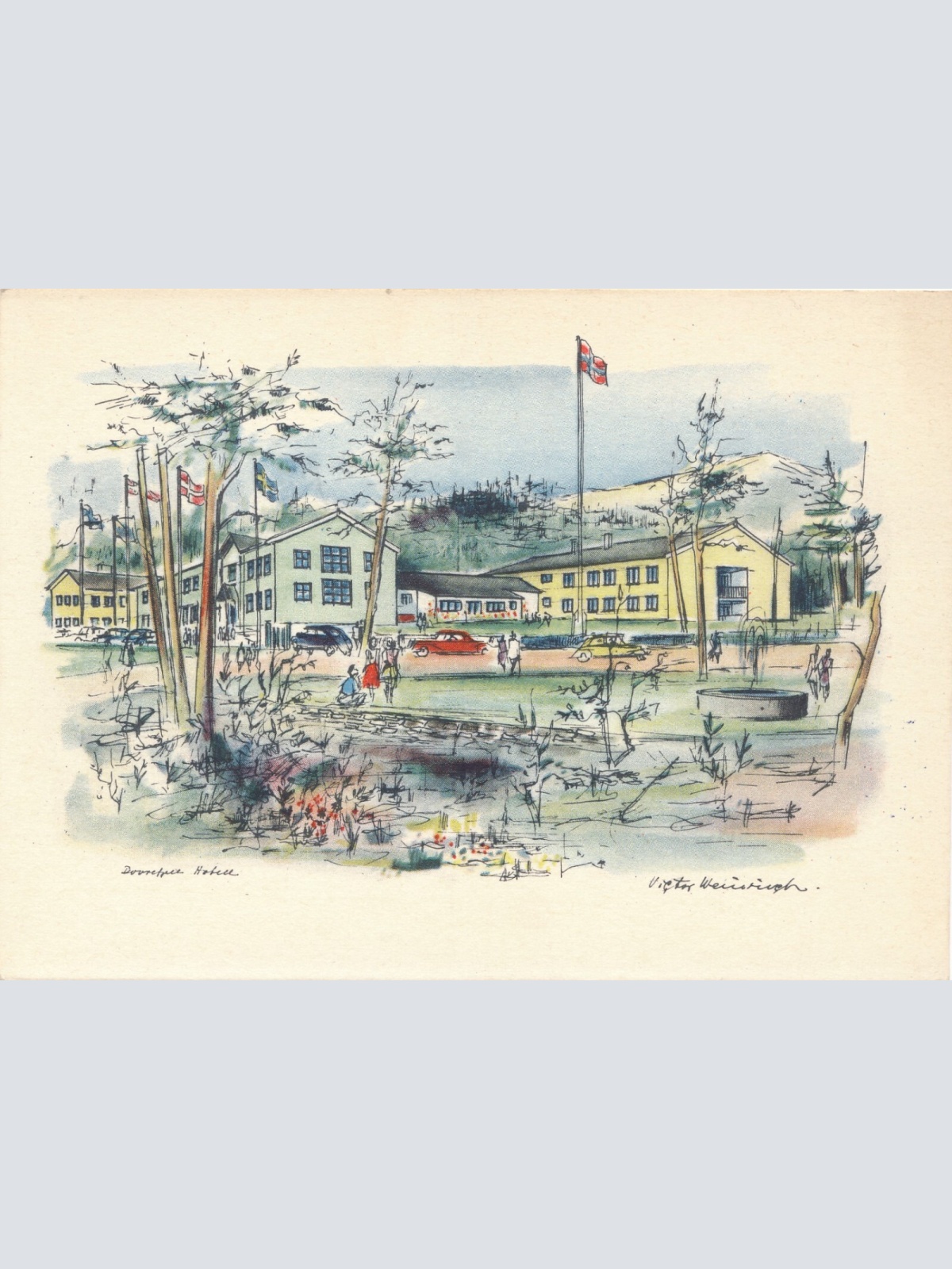 AK, Dombås, Norwegen, Ansichtskarte (S3928)