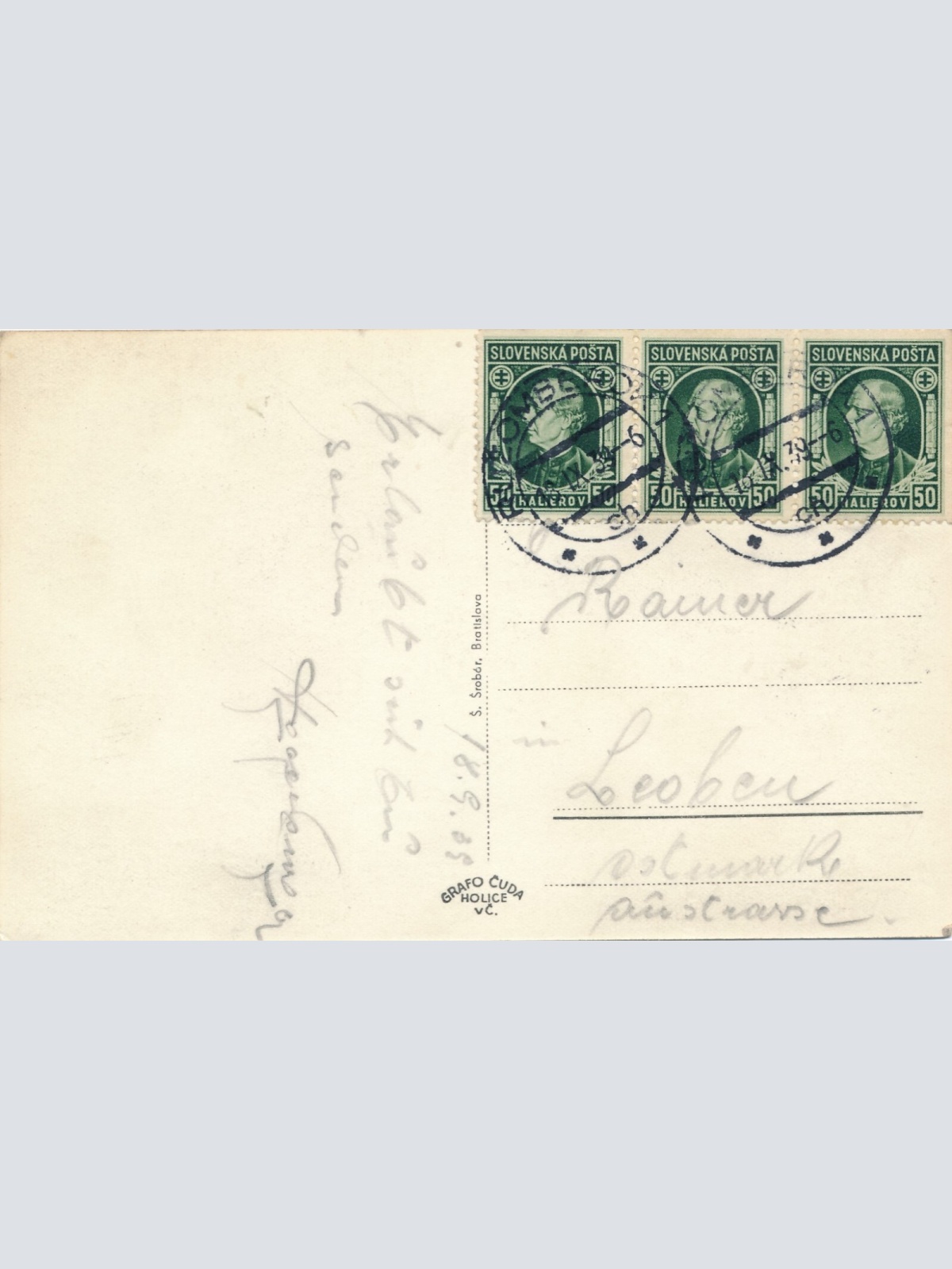 AK, Ružomberok, Slowakei, Ansichtskarte (S3932)