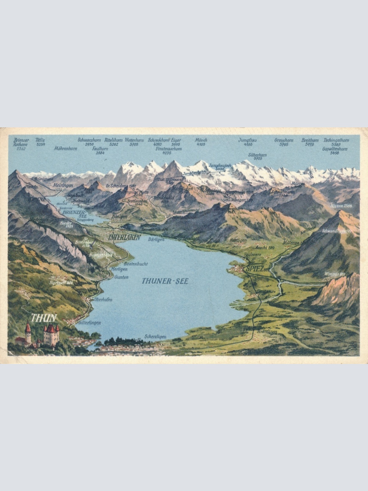 AK, Thun, Schweiz, Ansichtskarte (S3933)