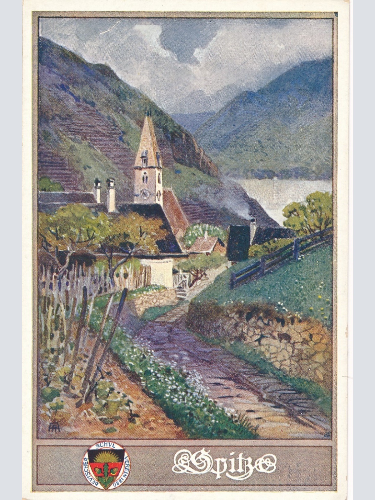 AK, Spitz, DSV Karte Nr. 173, Niederösterreich, Ansichtskarte (S3982)