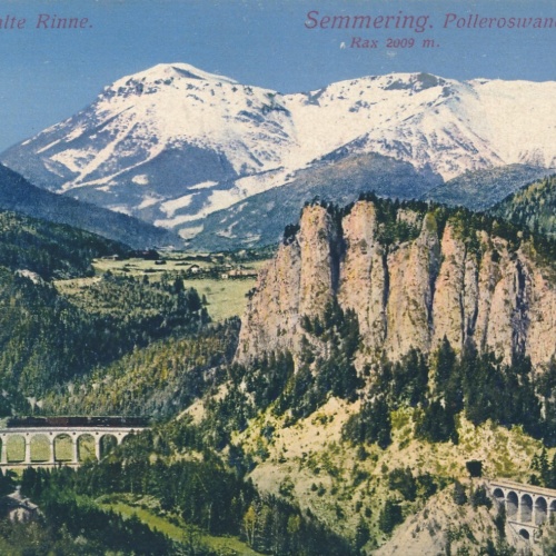 AK, Semmering, Kalte Rinne, Niederösterreich, Ansichtskarte (S4029)
