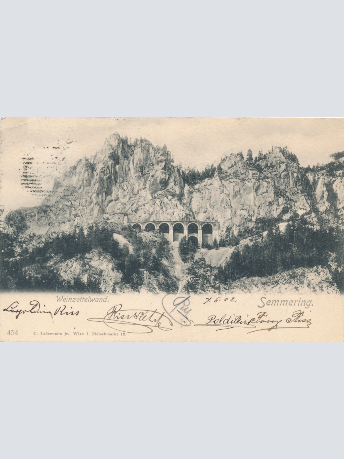 AK, Semmering, Weinzettelwand, Niederösterreich, Ansichtskarte (S4032)