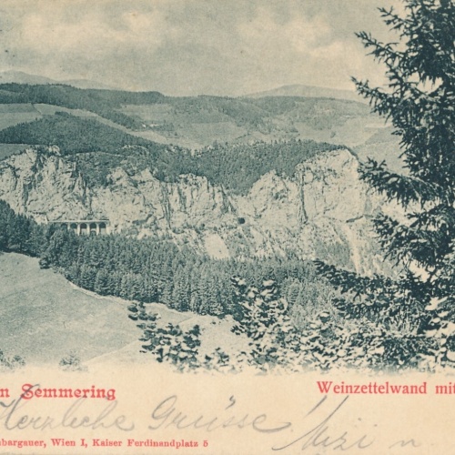 AK, Semmering, Weinzettelwand, Niederösterreich, Ansichtskarte (S4034)