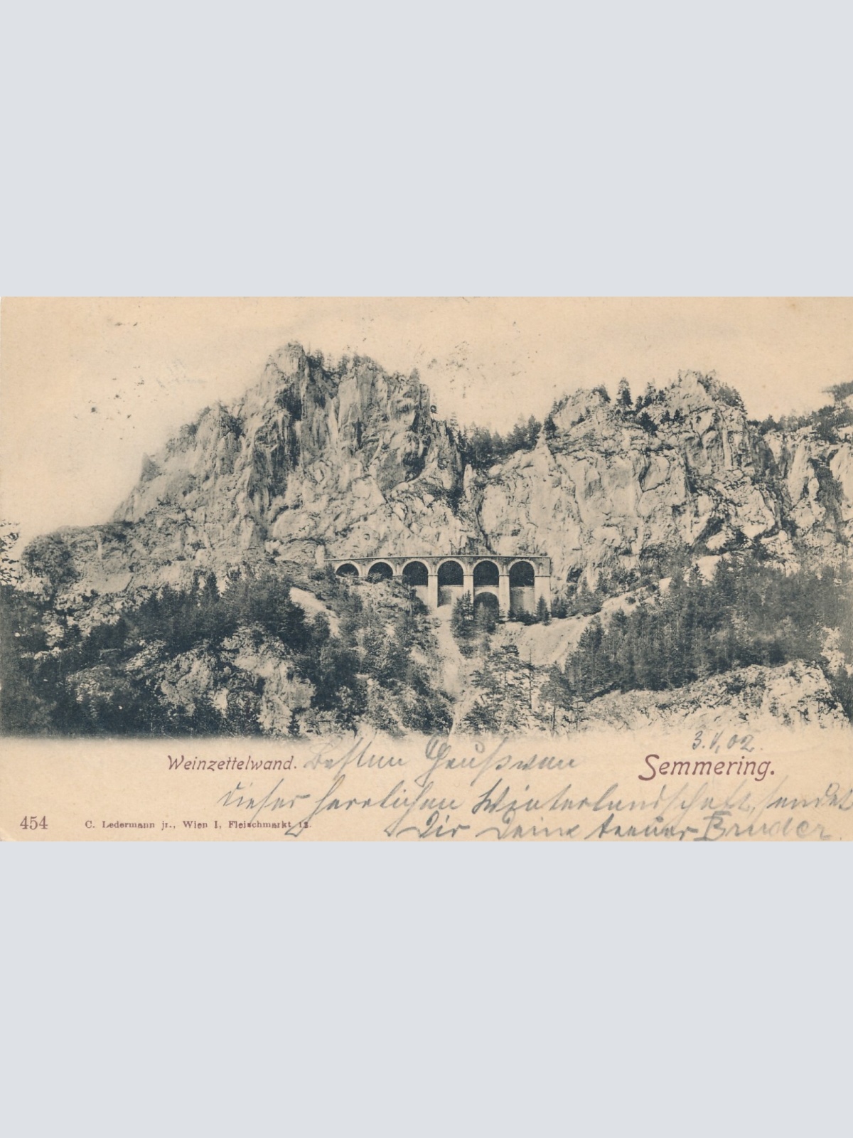 AK, Semmering, Weinzettelwand, Niederösterreich, Ansichtskarte (S4036)