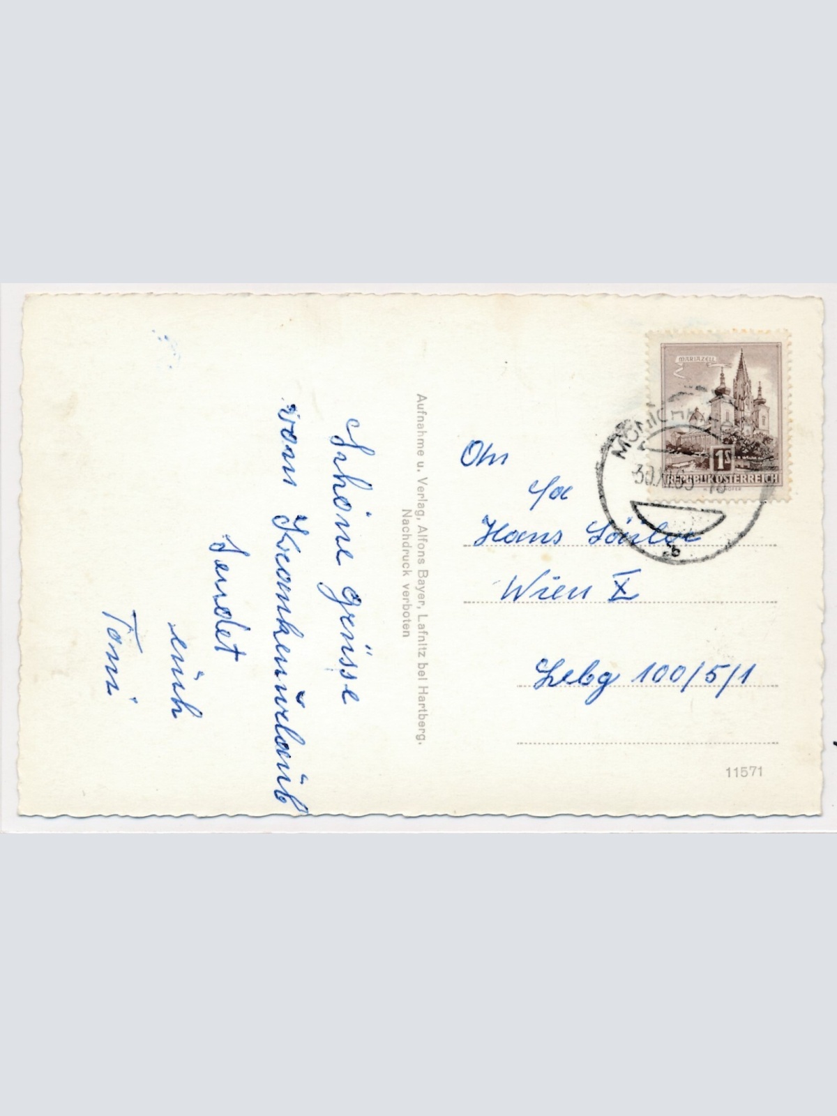 AK, Mönichkirchen, Niederösterreich, Ansichtskarte (S4059)