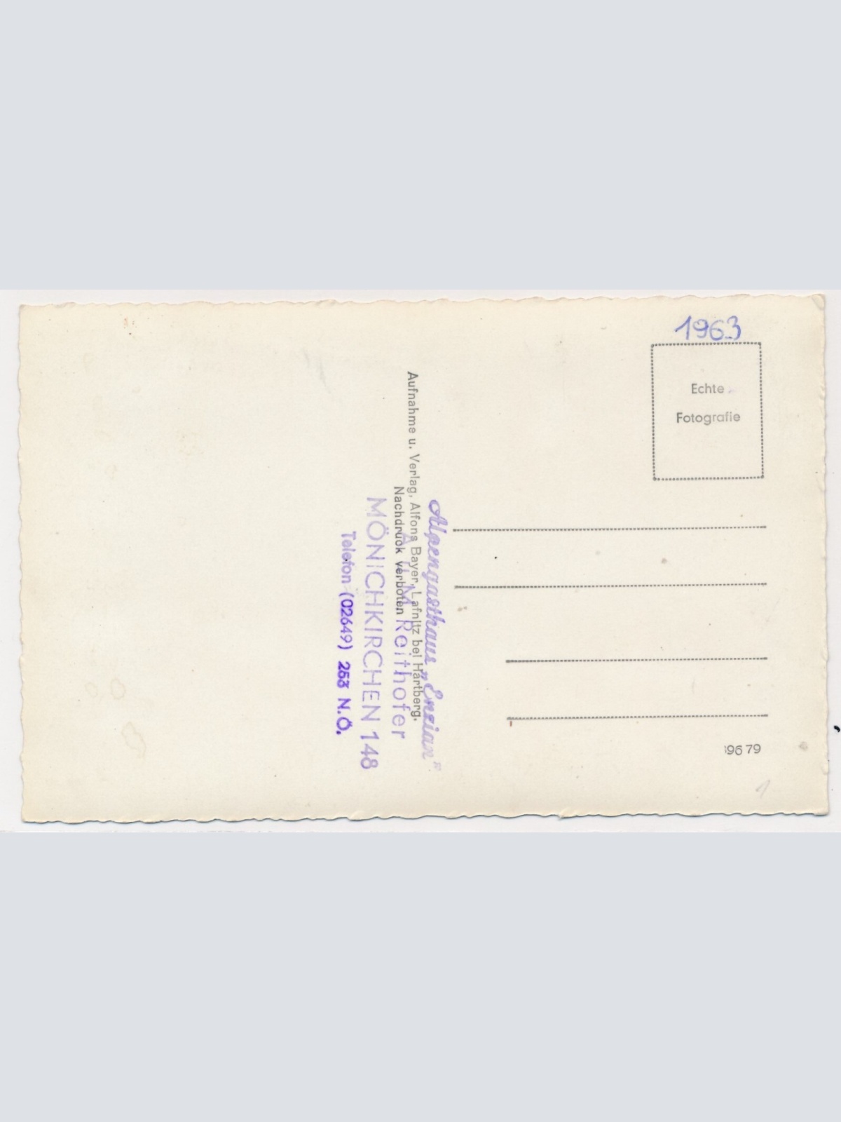 AK, Mönichkirchen, Niederösterreich, Ansichtskarte (S4074)