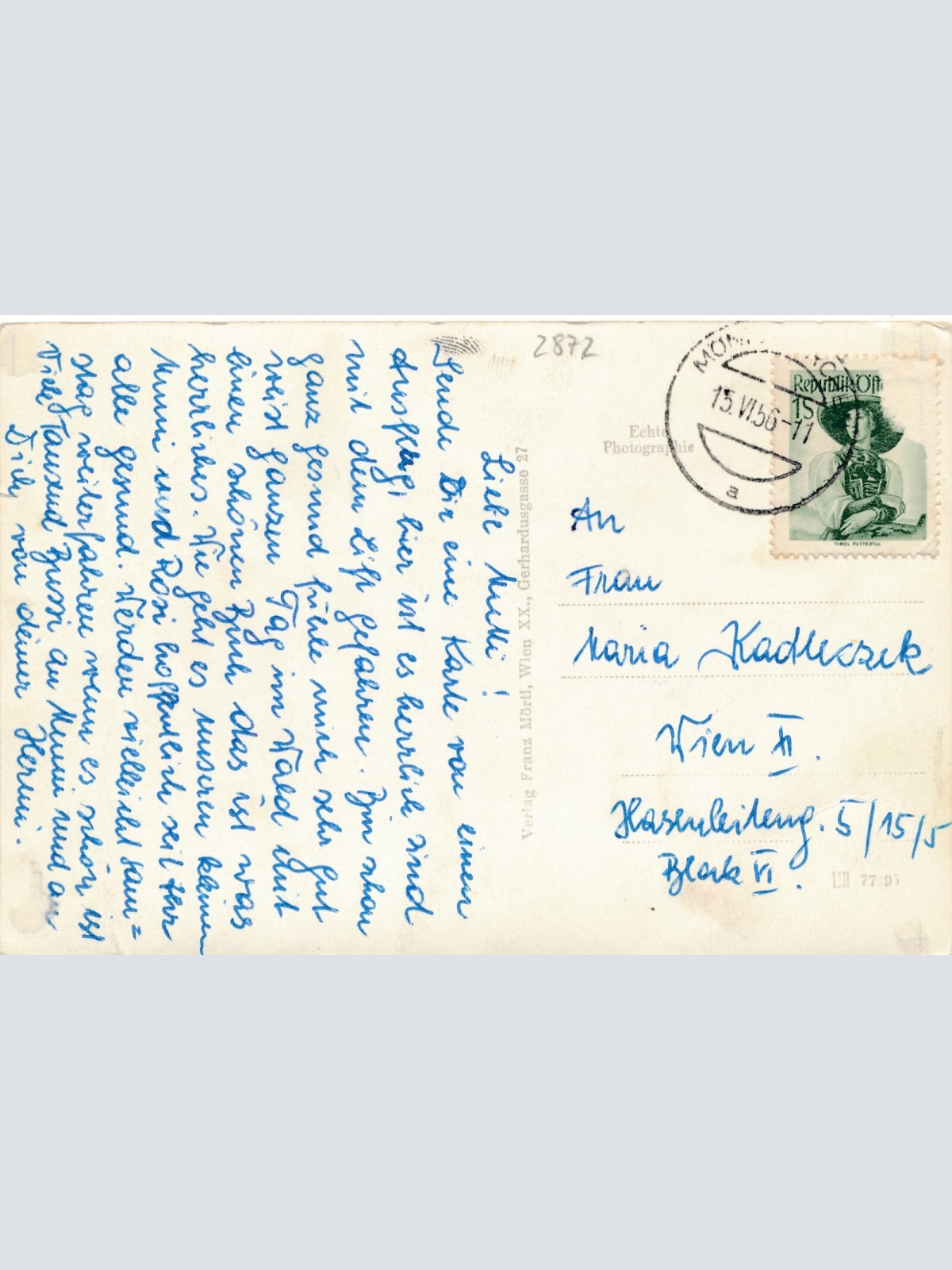 AK, Mönichkirchen, Niederösterreich, Ansichtskarte (S4075)