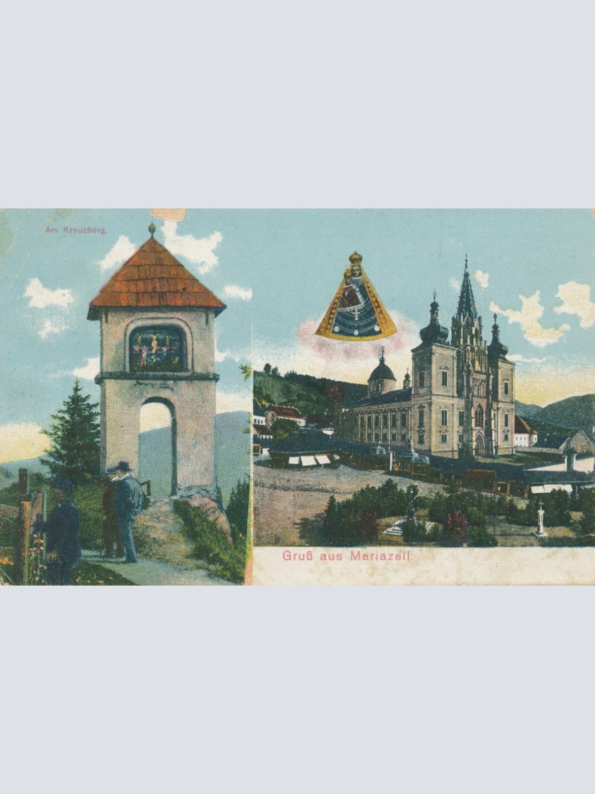 AK aus Mariazell am Kreuzberg Gnadenmutter Steiermark Ansichtskarte (13878)