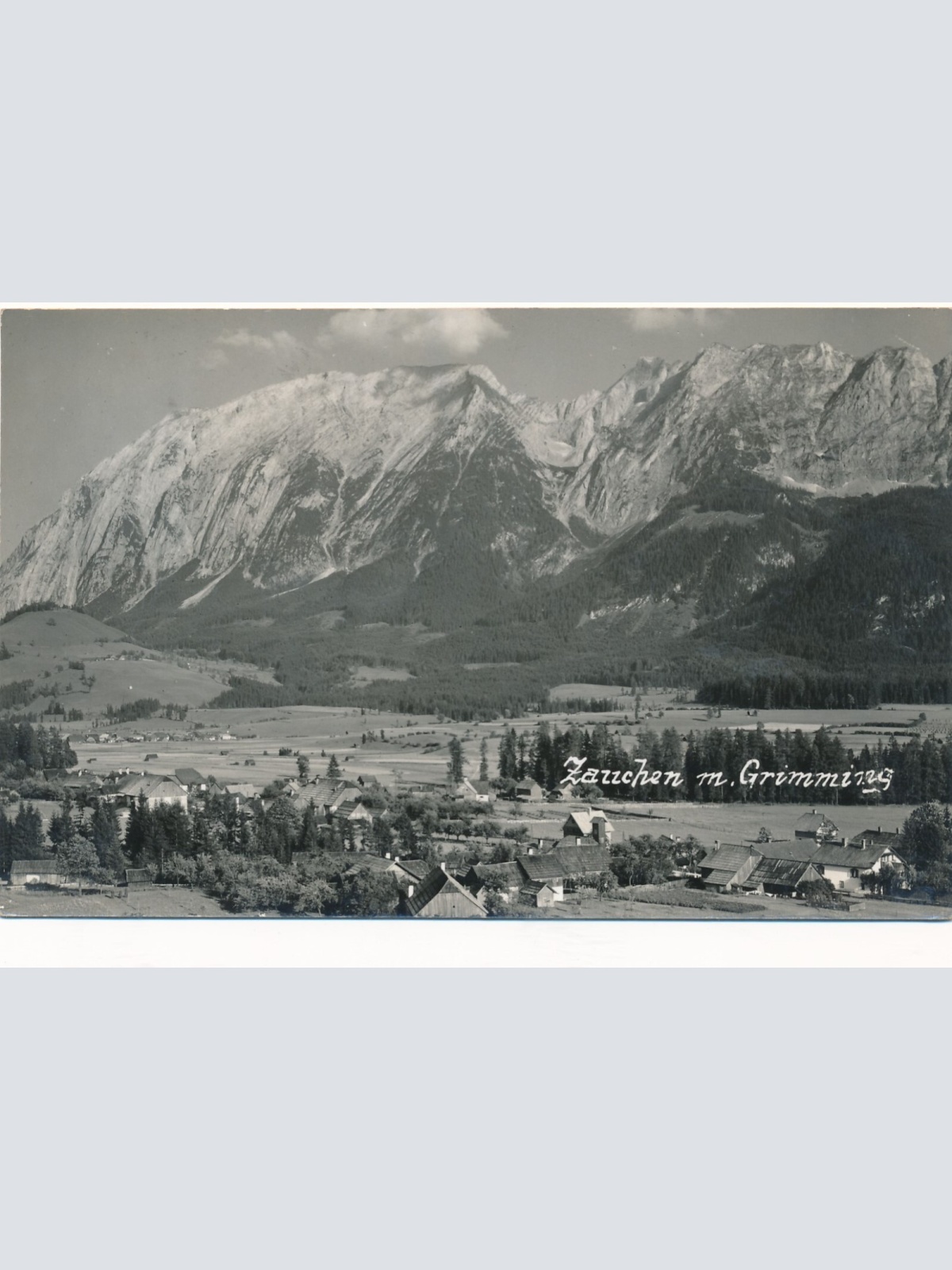 AK aus Zauchen mit Grimming Steiermark Ansichtskarte (13883)