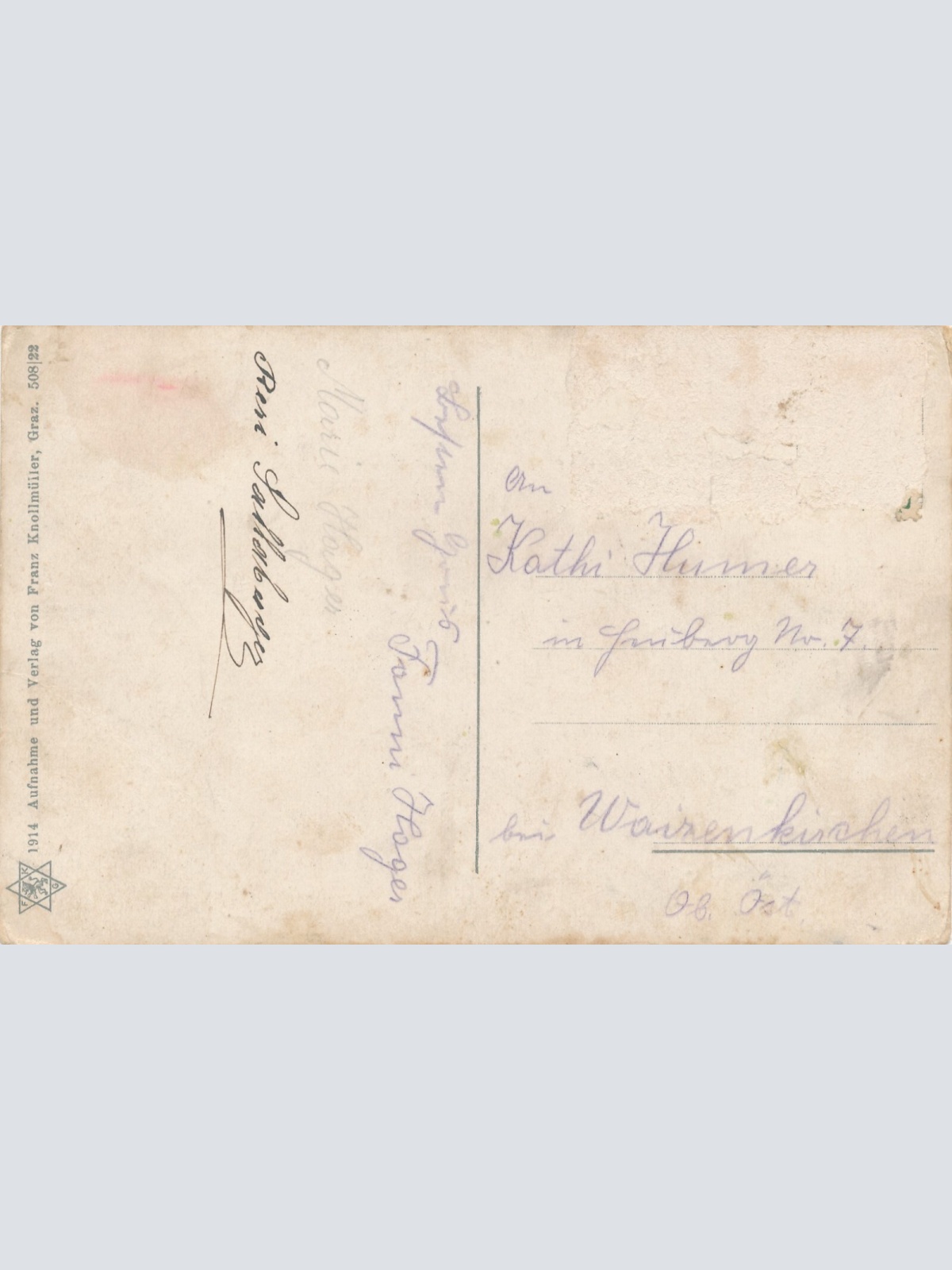 AK vom Gesäuse Hesshütte mit Hochtorstock Steiermark Ansichtskarte (13890)