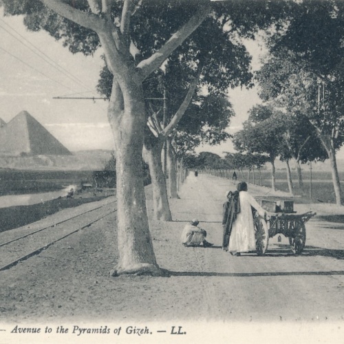 AK, Cairo, Ägypten, Pyramiden von Gizeh, Ansichtskarte (S4101)