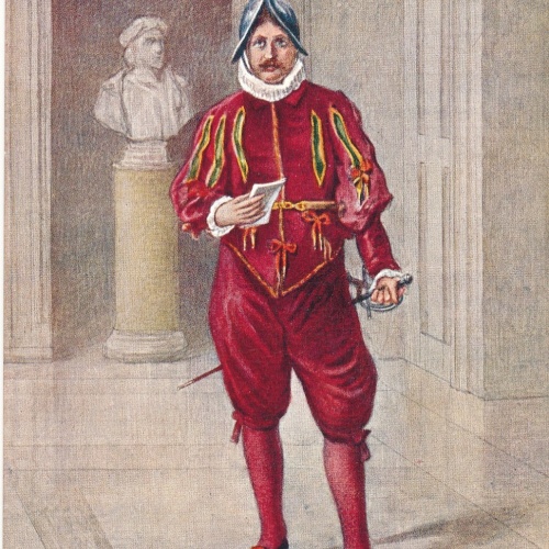 AK, Vaticano Ufficiale delle guardie svizzere, Ansichtskarte (S4136)