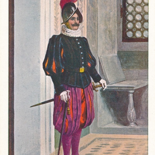 AK, Sergente Guardia Svizzera, Ansichtskarte (S4145)