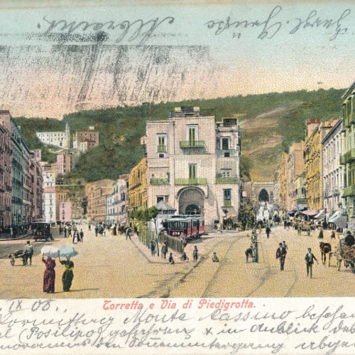 AK, Napoli, Torretta e via di Piedigrotta, Italien, Ansichtskarte (S4157)