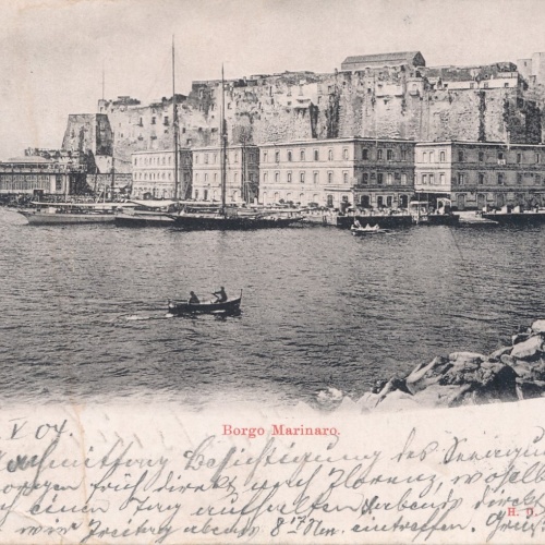 AK, Napoli, Borgo Marinaro, Italien, Ansichtskarte (S4158)