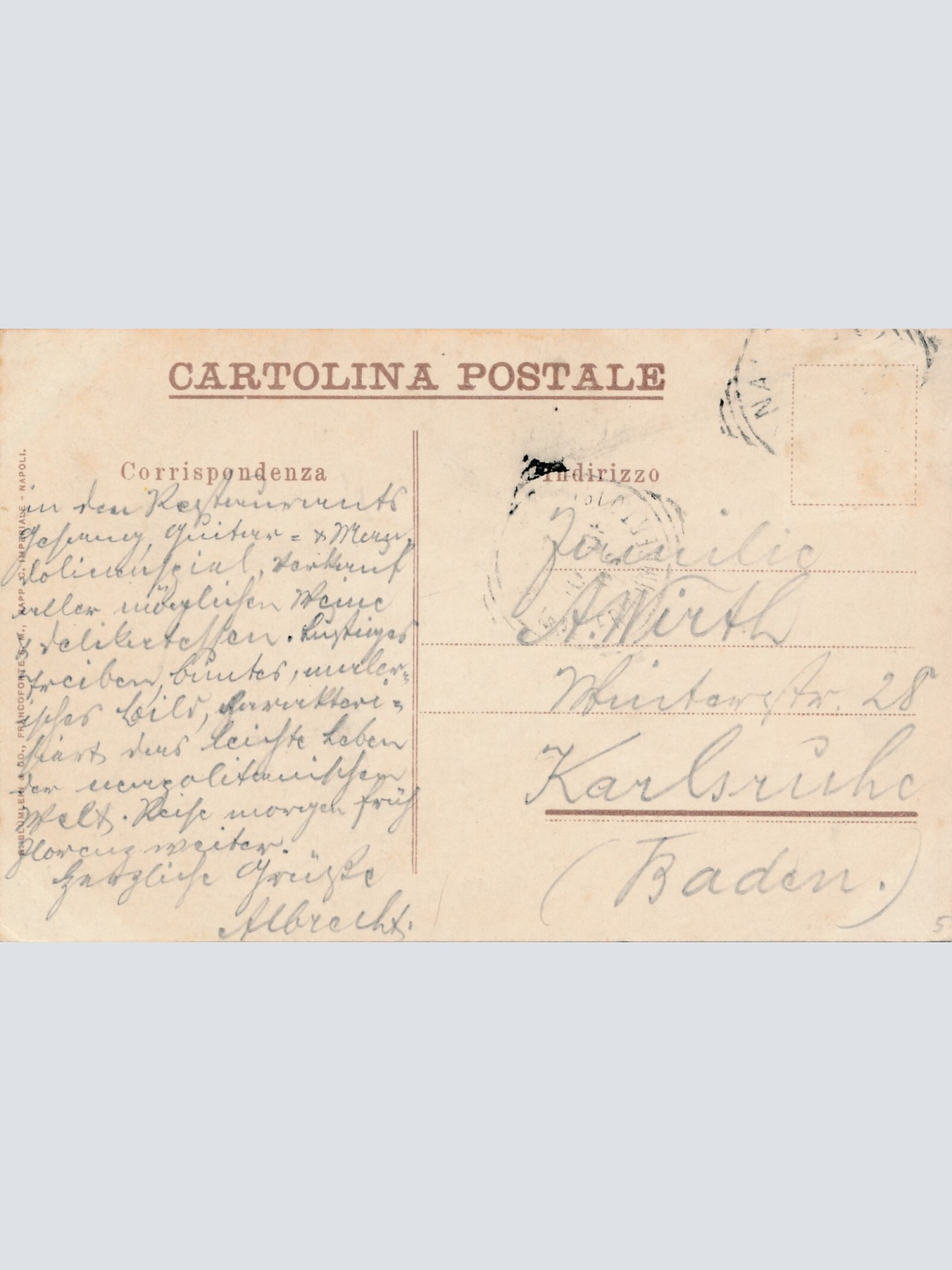 AK, Napoli, Panorama di Posillipo, Italien, Ansichtskarte (S4161)