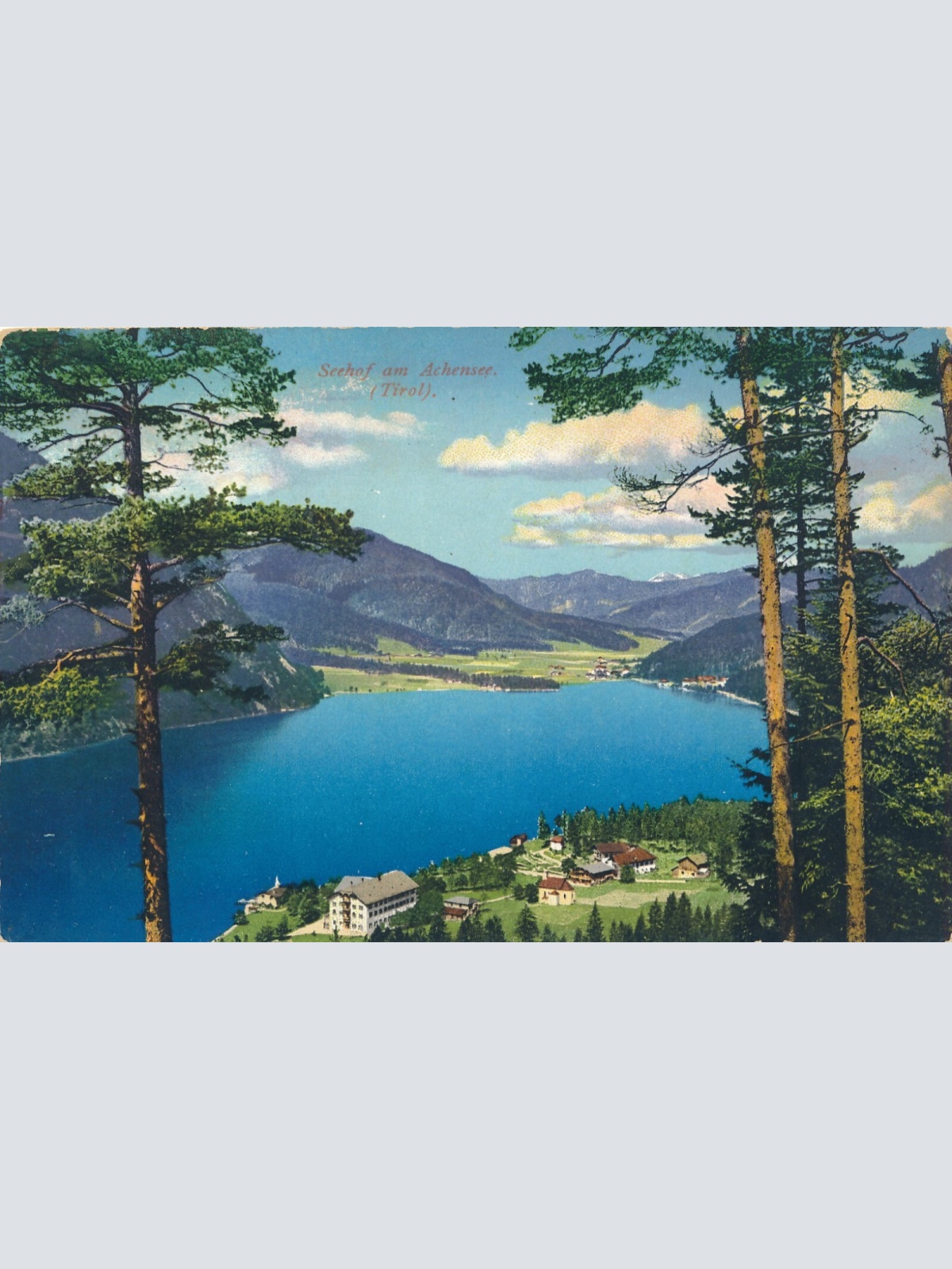 AK, Achensee, Seehof, Tirol,  Ansichtskarte (S4172)
