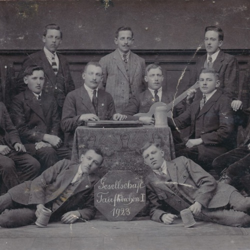 AK Annodazumals Gesellschaft Taufkirchen 1913 Ansichtskarte (13935)