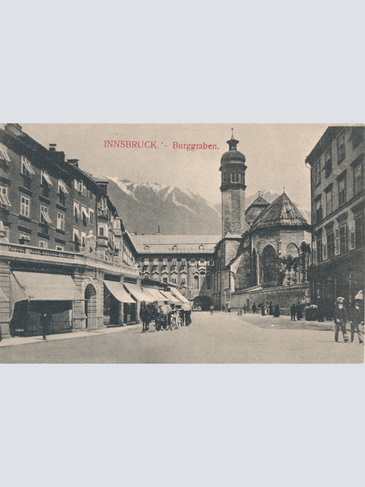 AK, Innsbruck, Burggraben, Tirol, Ansichtskarte (S4218)