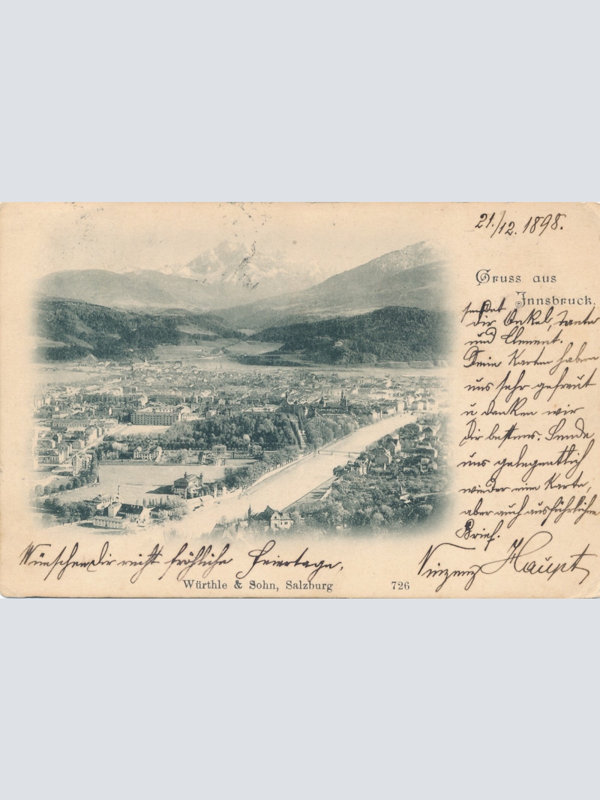 AK, Innsbruck, Tirol, Ansichtskarte (S4224)