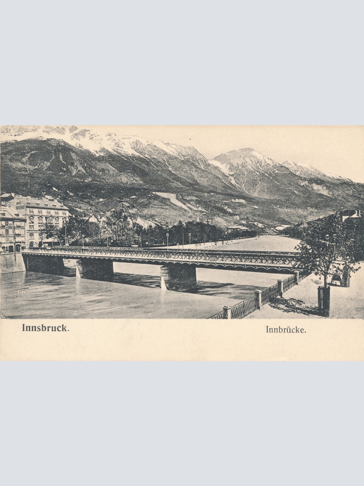 AK, Innsbruck, Innbrücke, Tirol, Ansichtskarte (S4229)