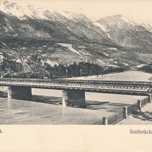 AK, Innsbruck, Innbrücke, Tirol, Ansichtskarte (S4229)
