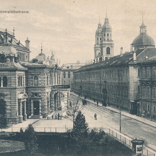 AK, Innsbruck, Universitätsstraße, Tirol, Ansichtskarte (S4234)