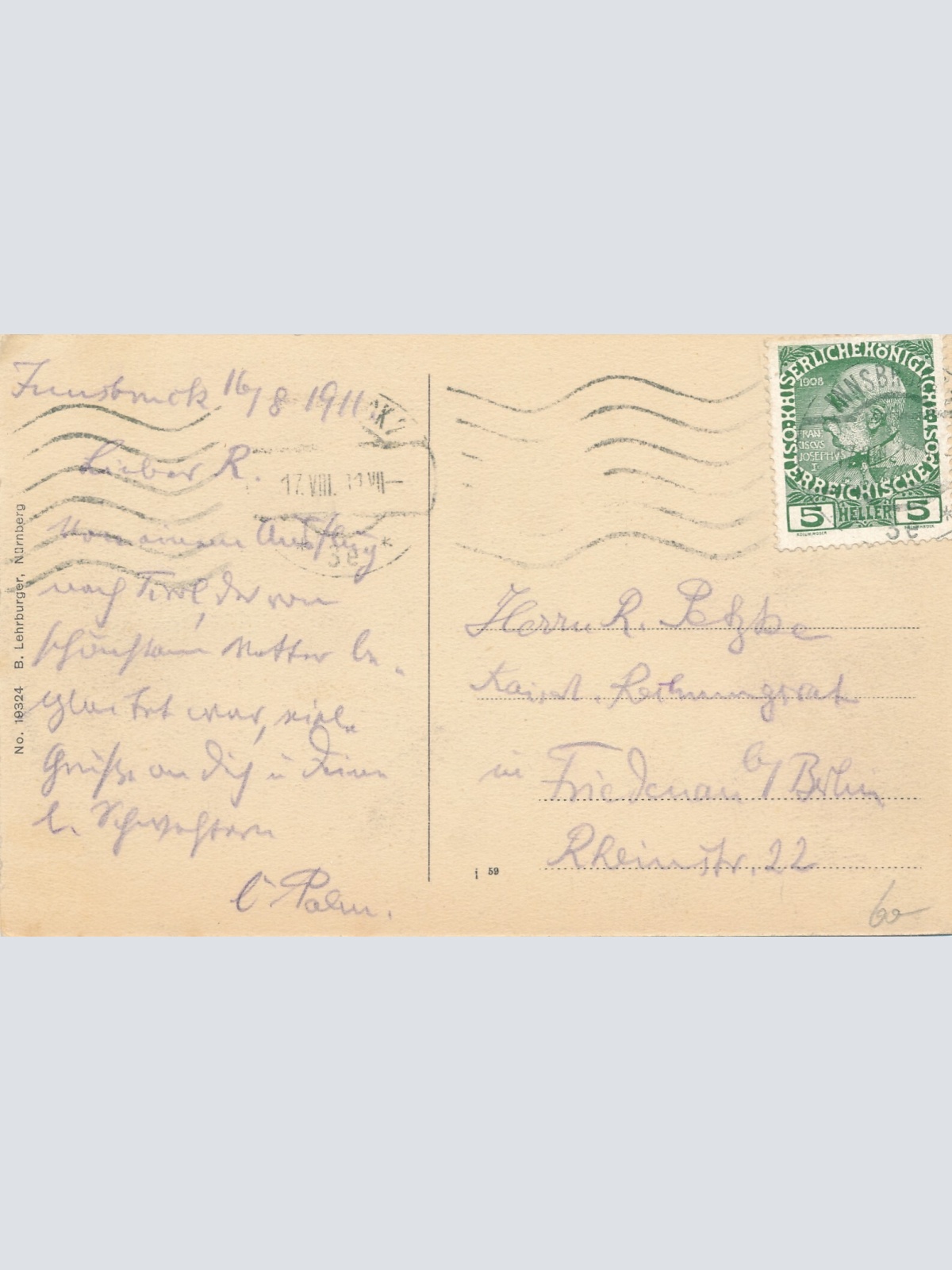 AK, Innsbruck, Brennerstraße, Tirol, Ansichtskarte (S4241)