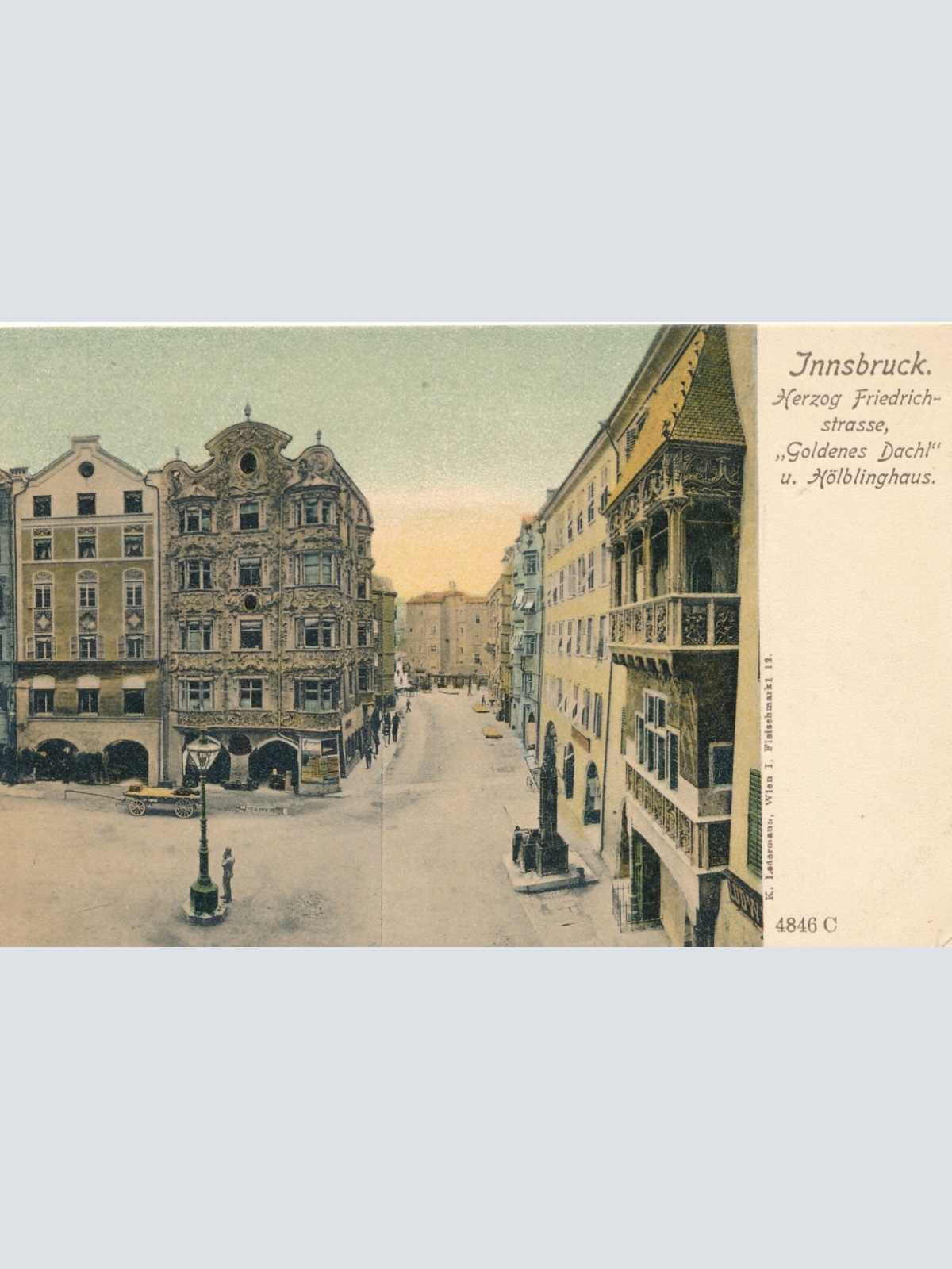 AK, Innsbruck, Goldenes Dachl, Tirol, Ansichtskarte (S4252)